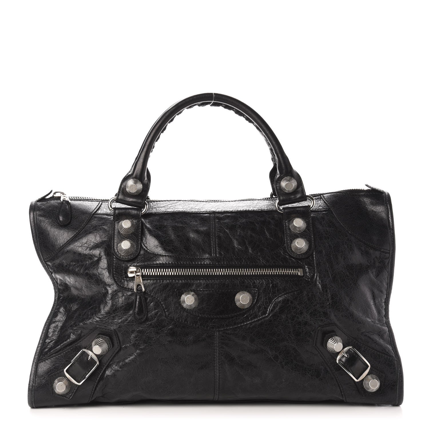 Balenciaga Agneau Giant 21 Silver Hardware Work Black 3 of 15