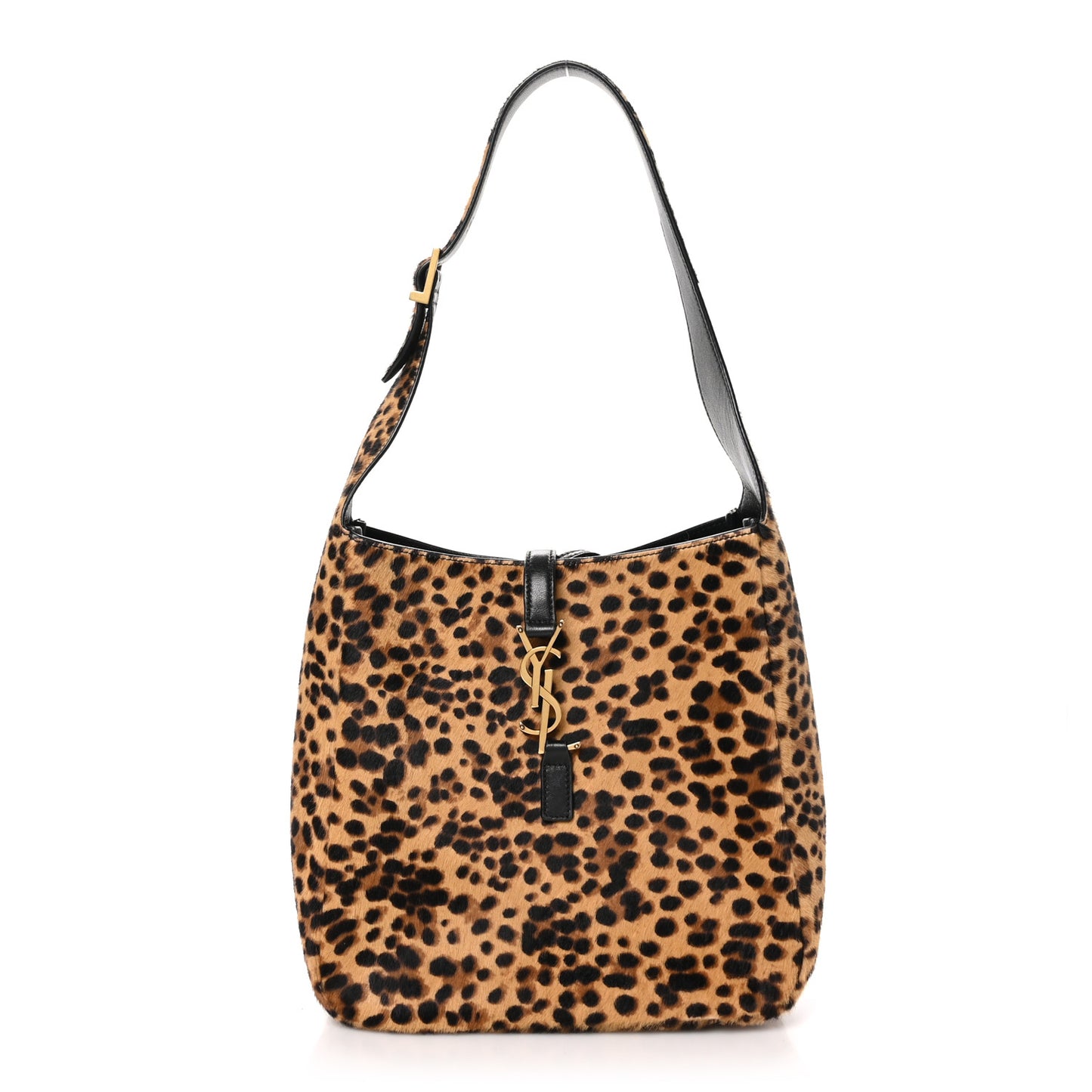 Pony Hair Calfskin Leopard Print Small Le 5 A 7 Soft Hobo