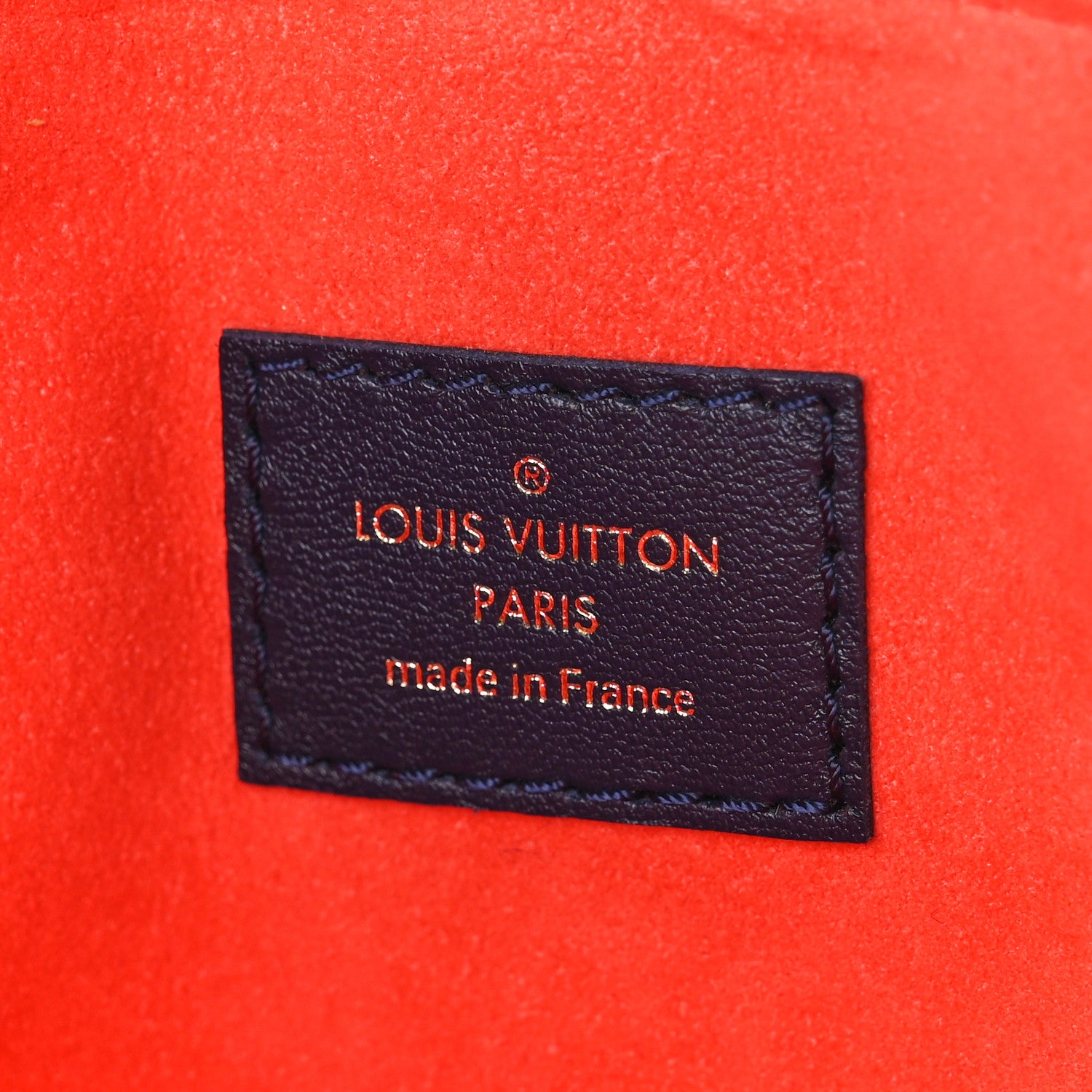 Louis Vuitton Lambskin Embossed Monogram LV Garden Coussin PM Navy 8 of 13