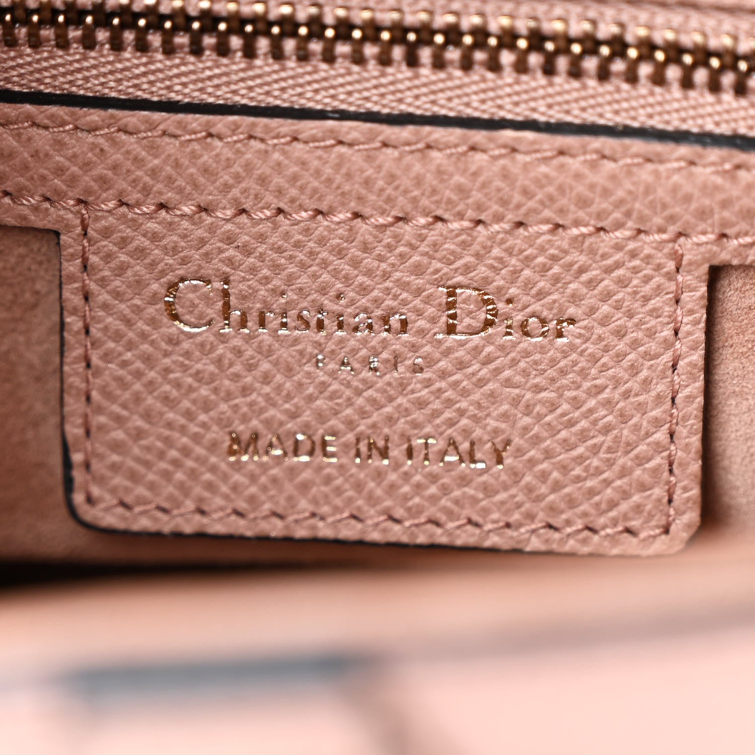 Christian Dior Grained Calfskin Saddle Bag Fard 6 of 16
