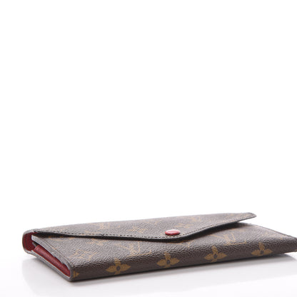 Louis Vuitton Monogram Josephine Wallet Red 5 of 10