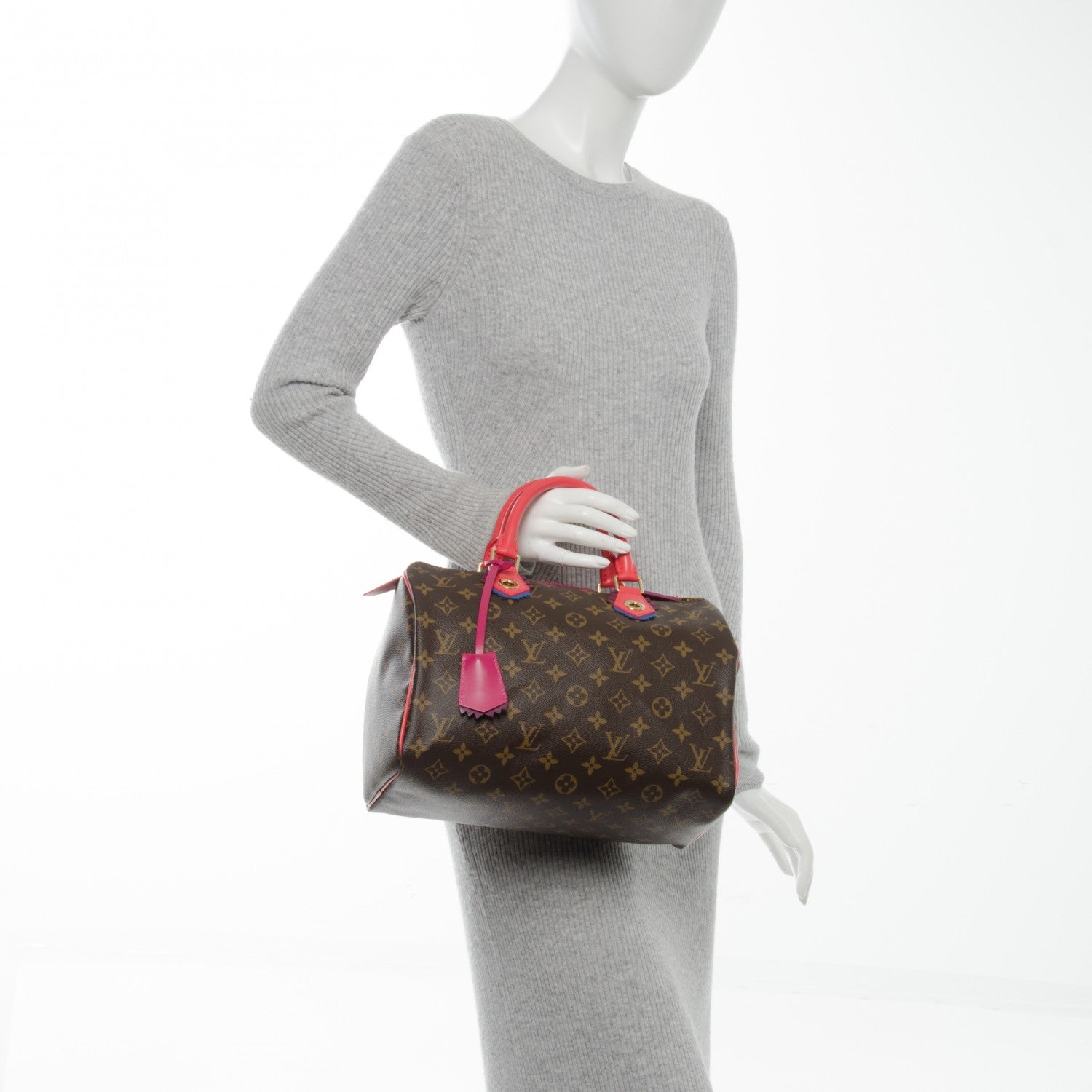 Louis Vuitton Monogram Totem Speedy 30 Flamingo 2 of 6
