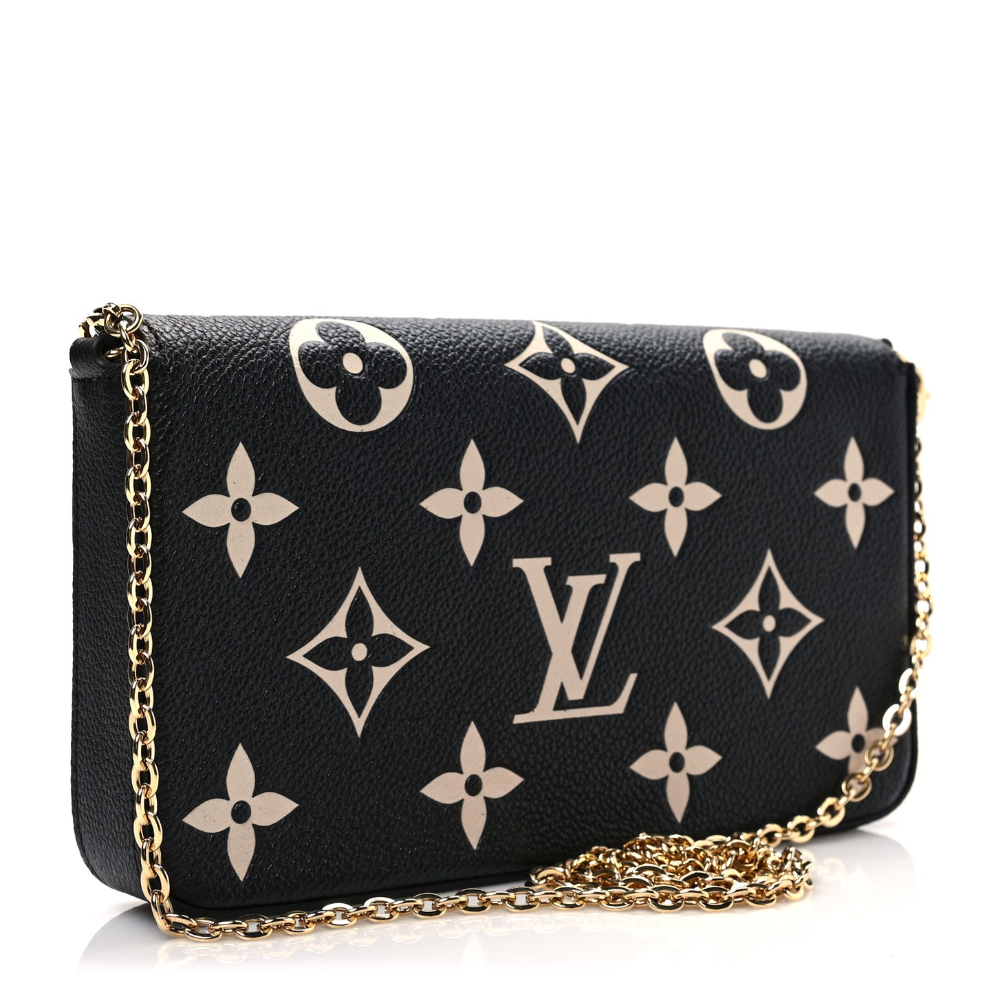 Empreinte Monogram Giant Felicie Pochette Black Beige