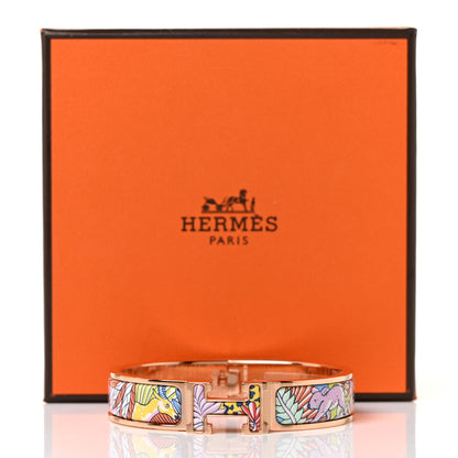 Hermes Enamel Narrow Print Animaux Camoufles Clic Clac H Bracelet PM 4 of 4