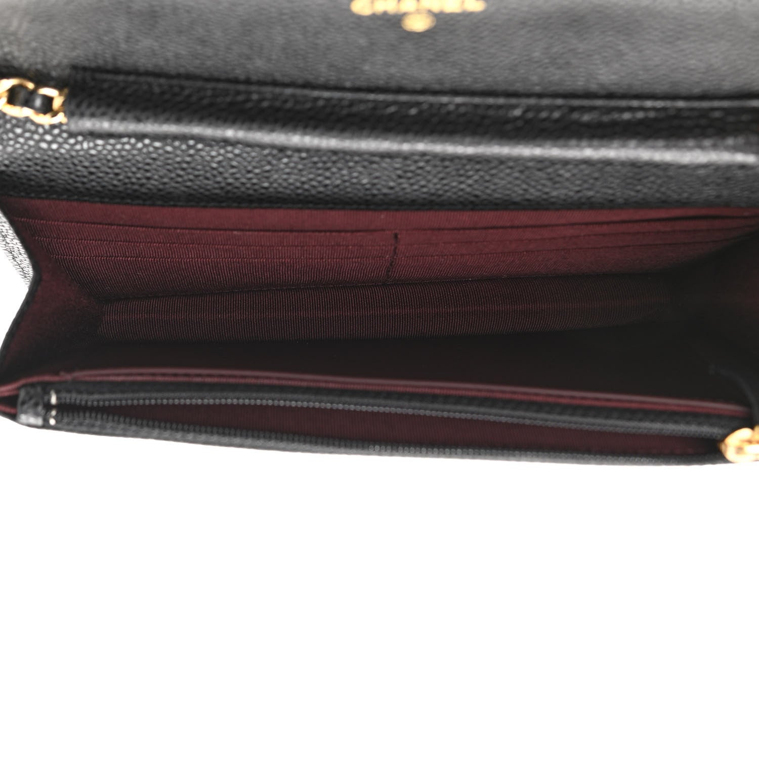 Chanel Caviar Quilted Wallet On Chain WOC Black 5 of 13