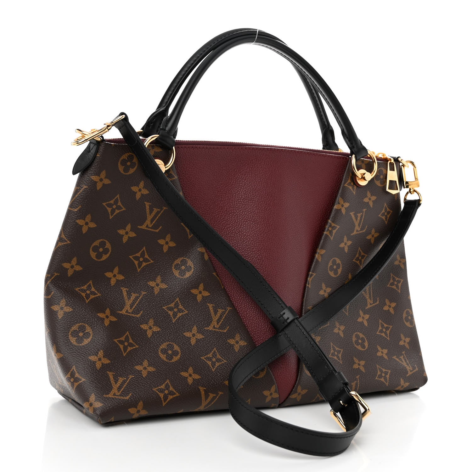 Louis Vuitton Monogram V Tote MM Bordeaux 3 of 9