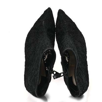 Christian Louboutin Lace Gipsybootie 100 Ankle Boots 36 Black 2 of 8
