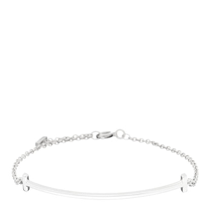 Tiffany Sterling Silver T Smile Bracelet 1 of 3