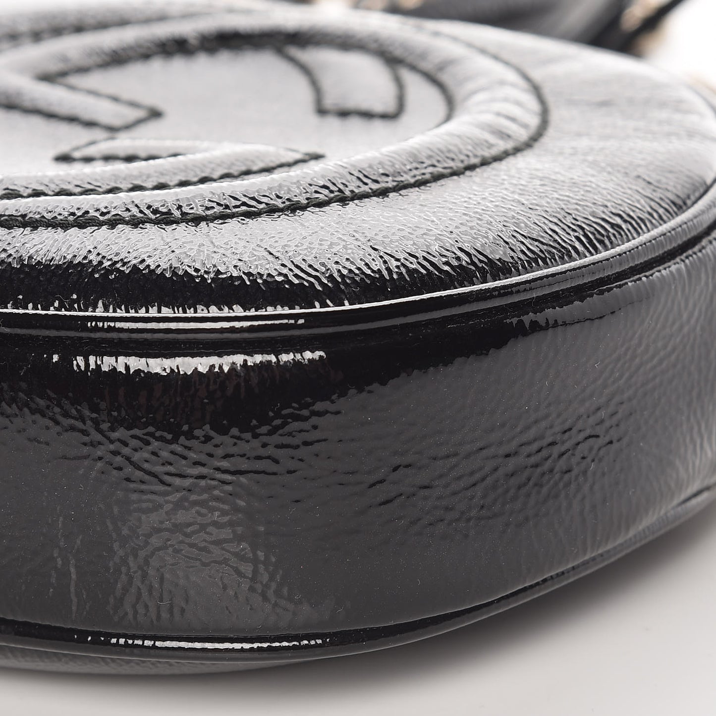 Patent Mini Soho Chain Bag Black