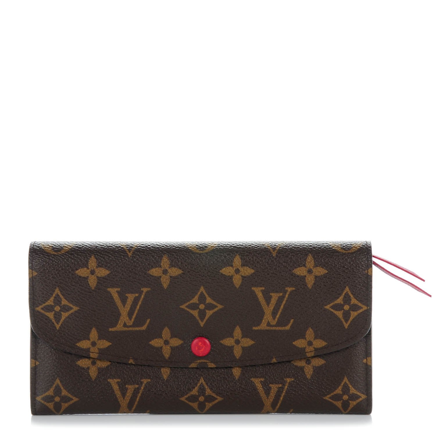 Louis Vuitton Monogram Emilie Wallet Red 1 of 8