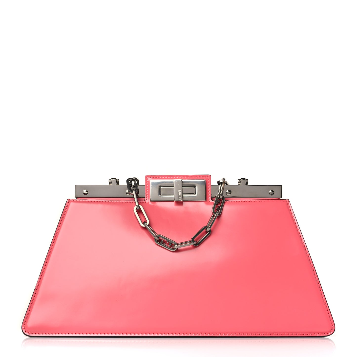 Patent Peekaboo Cut Pink Dalia