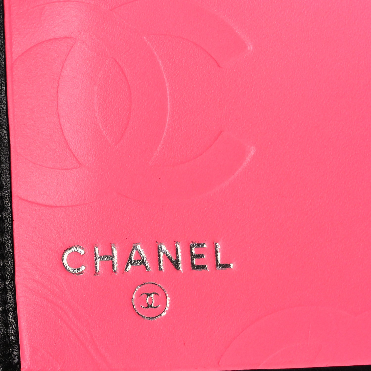 Chanel Calfskin Quilted Cambon Yen Wallet Black White 11 of 18