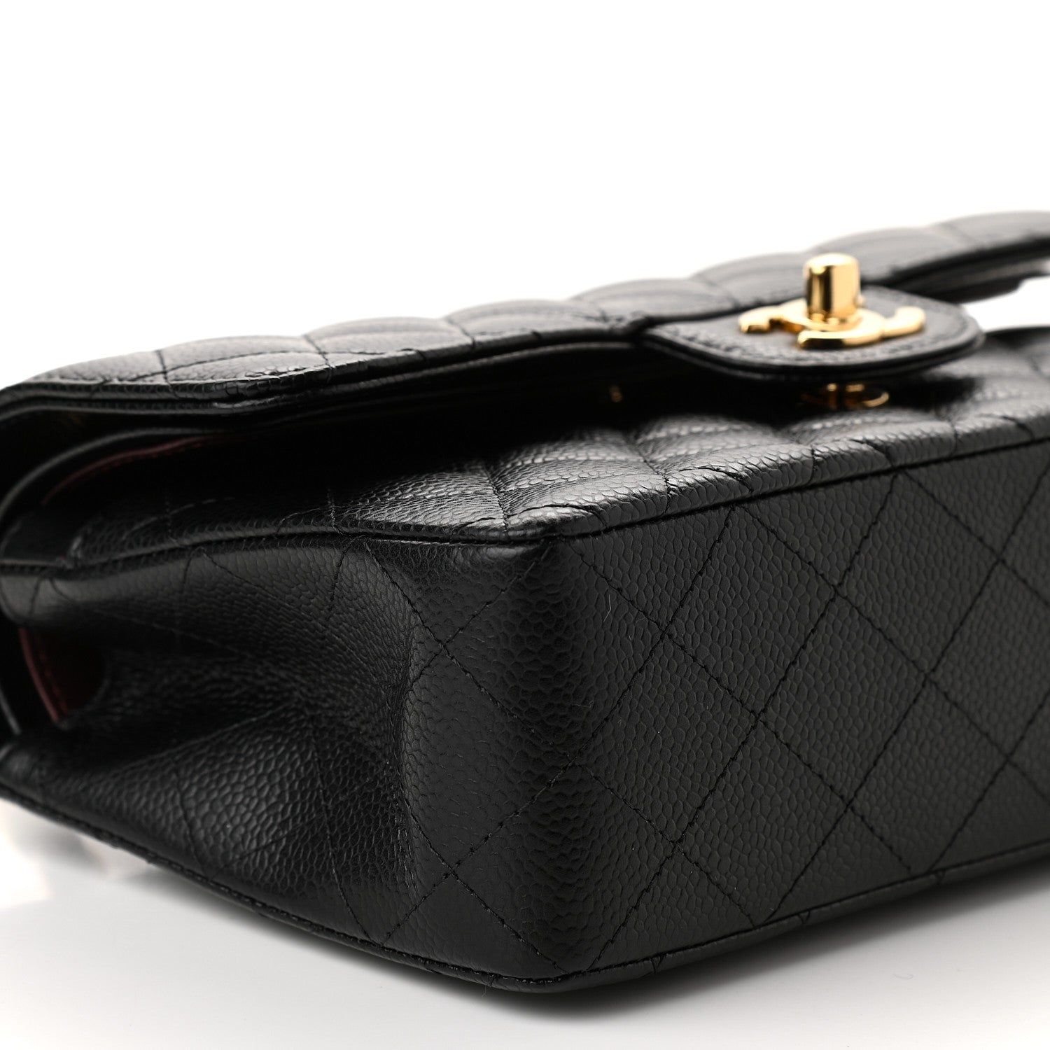 Chanel Caviar Quilted Small Double Flap Black 8 of 9