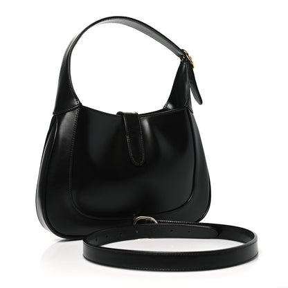 Gucci Boarded Dyana Lux Calfskin Small Jackie 1961 Hobo Black 3 of 10