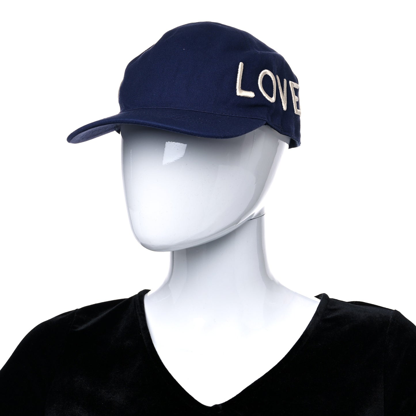 Cotton Loved Gucci Baseball Hat M Navy