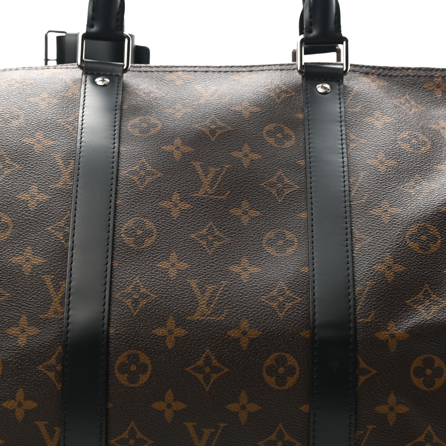 Louis Vuitton Monogram Macassar Keepall Bandouliere 55 8 of 16