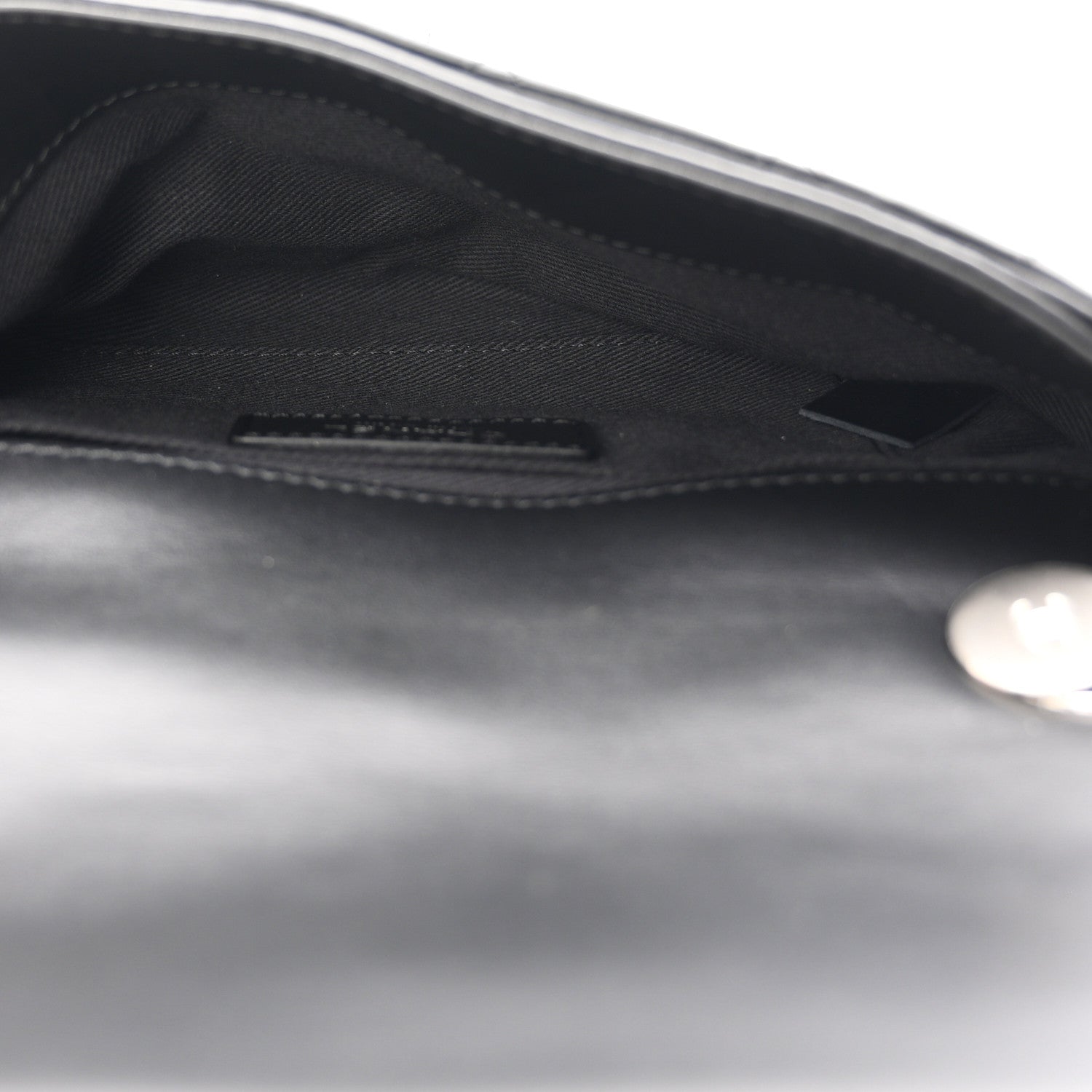 Chanel Calfskin Quilted CC Uniform Flap Belt Bag Black 5 of 11