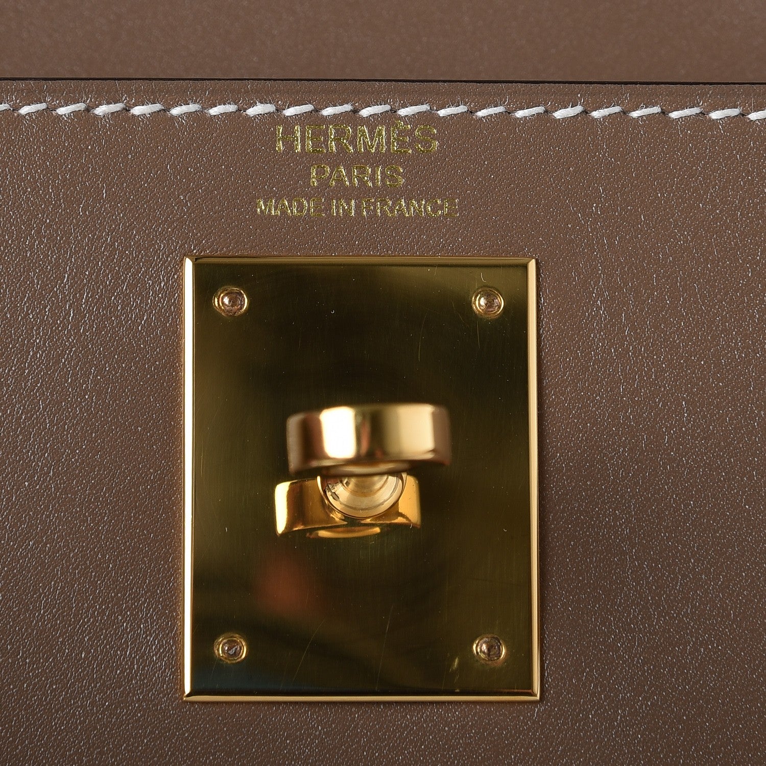 Hermes Tadelakt Kelly Retourne 28 Etoupe 22 of 36