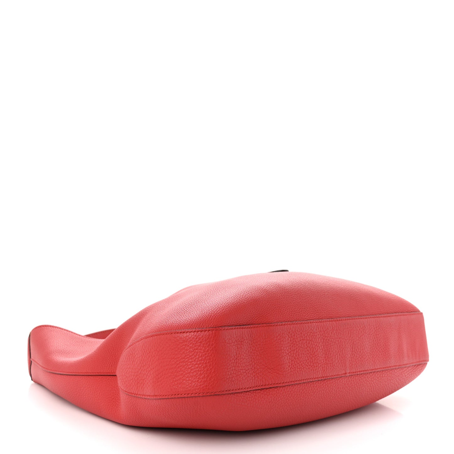 Soft Grained Calfskin Large Jackie Hobo Hibiscus Red