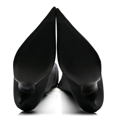 Balenciaga Spandex Pointed Toe Knife 110mm Thigh High Boots  35 Black 5 of 6