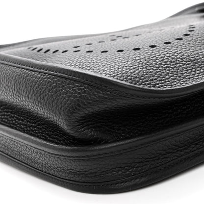 Hermes Taurillon Clemence Evelyne III PM Black 9 of 9