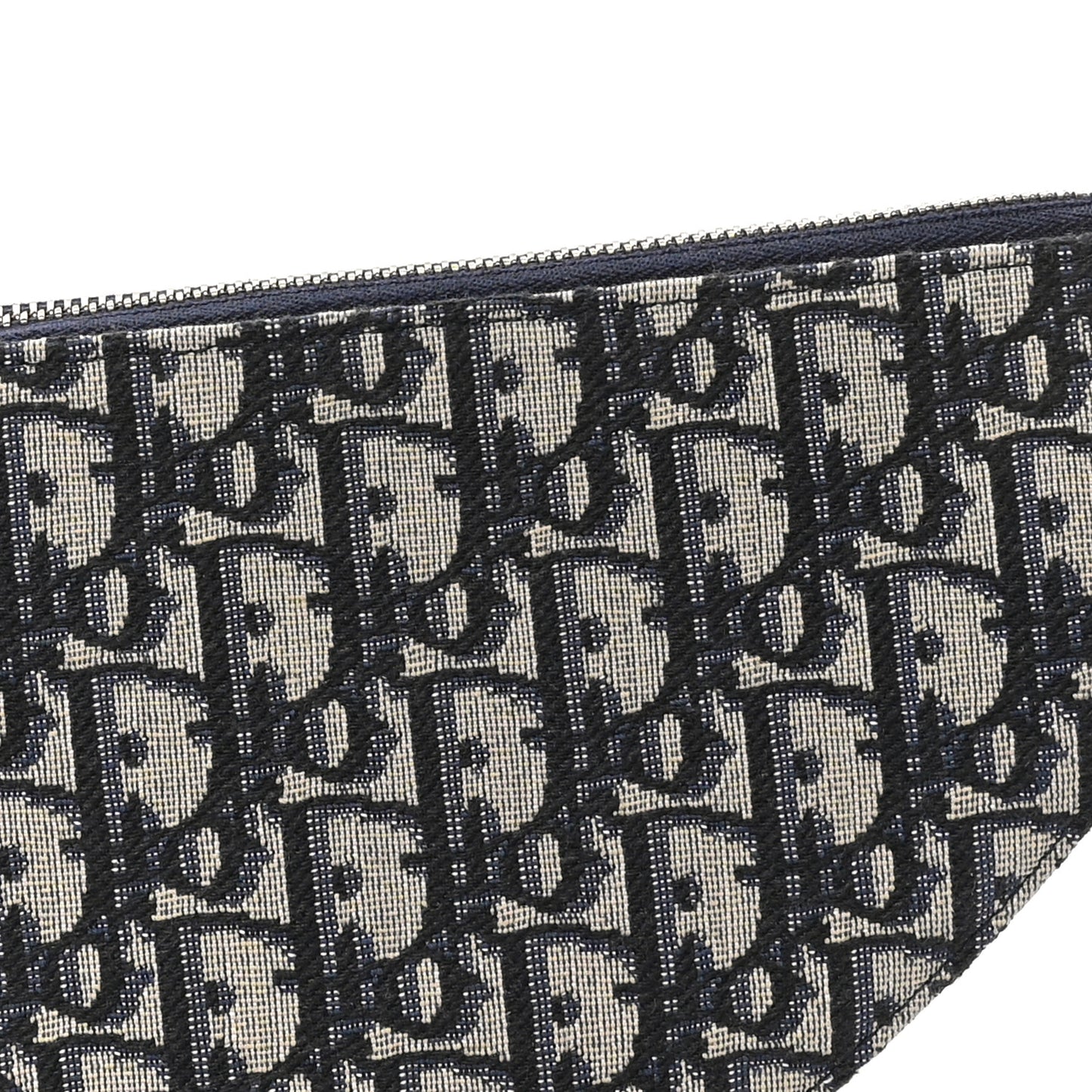 Oblique Saddle Rodeo Pouch Navy Blue