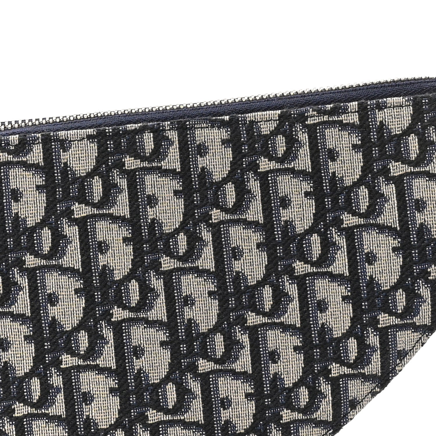 Christian Dior Oblique Saddle Rodeo Pouch Navy Blue 8 of 10