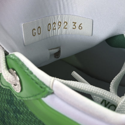Louis Vuitton Monogram Calfskin Run 55 Sneakers 36 White Green 8 of 8