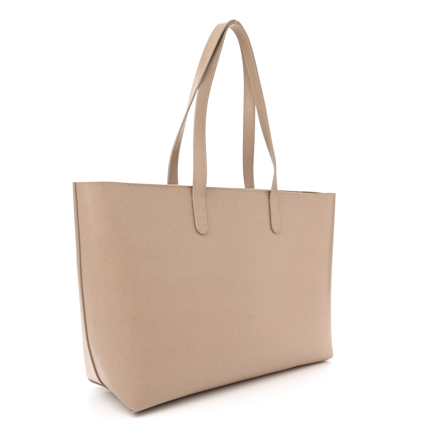 Mansur Gavriel Saffiano Small Zip Tote Beige 3 of 10