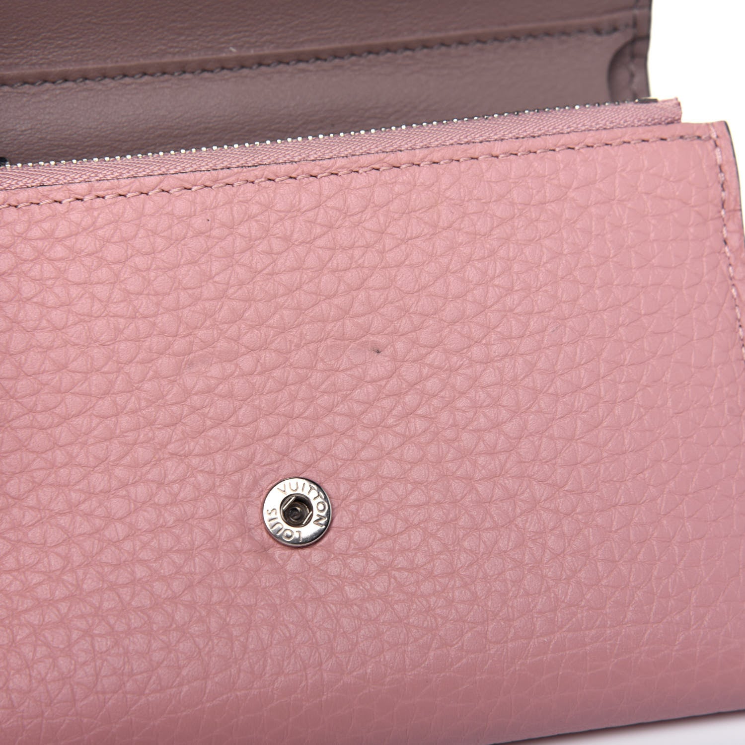 Louis Vuitton Taurillon Capucines Compact Wallet Magnolia 10 of 14