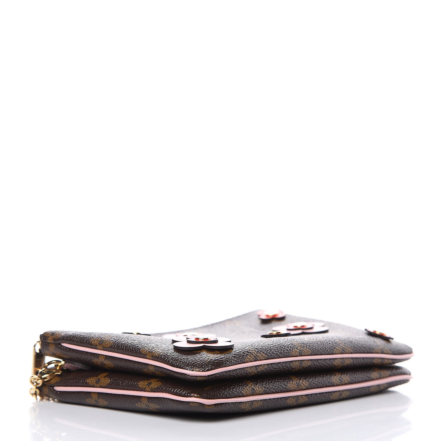 Monogram Blooming Flowers Double Zip Pochette