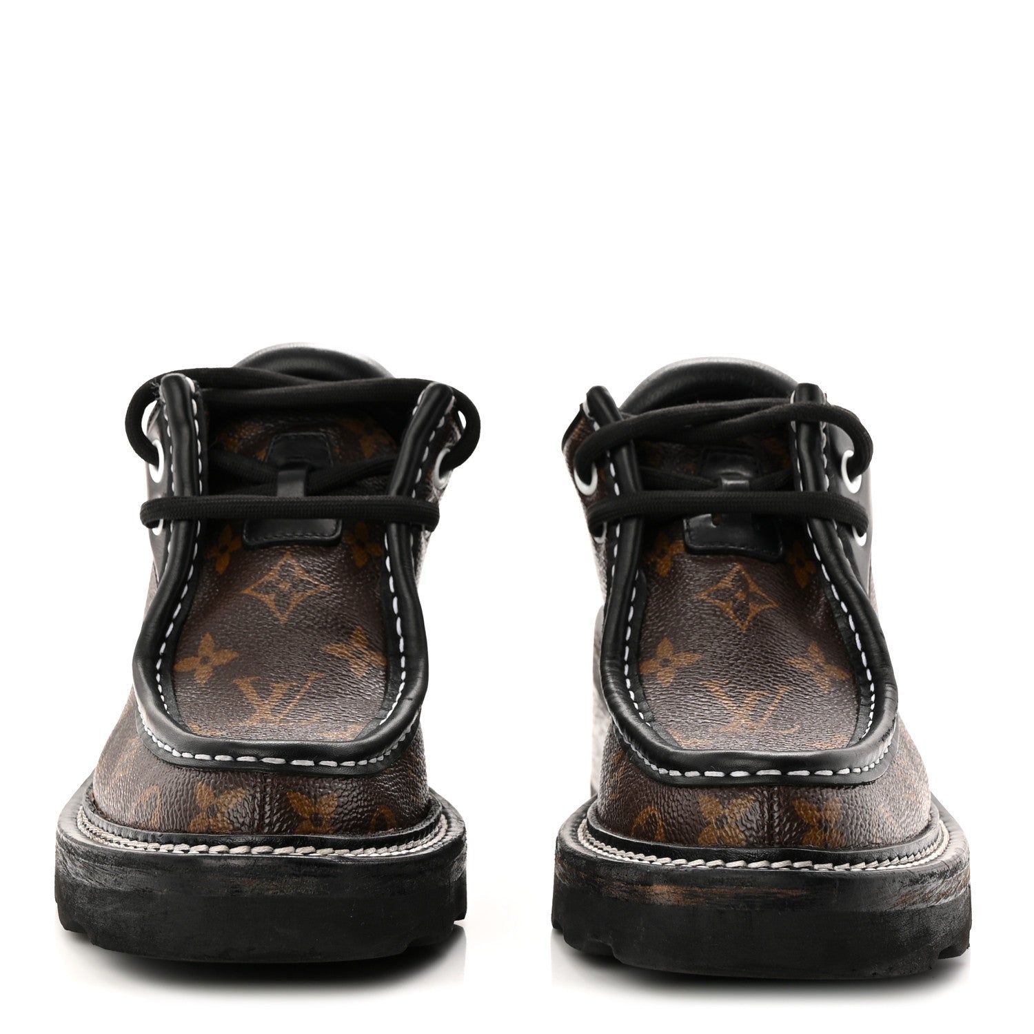 Louis Vuitton Monogram Calfskin Beaubourg Platform Derby Shoes Louis Vuitton Monogram Calfskin Beaubourg Platform Derby Shoes