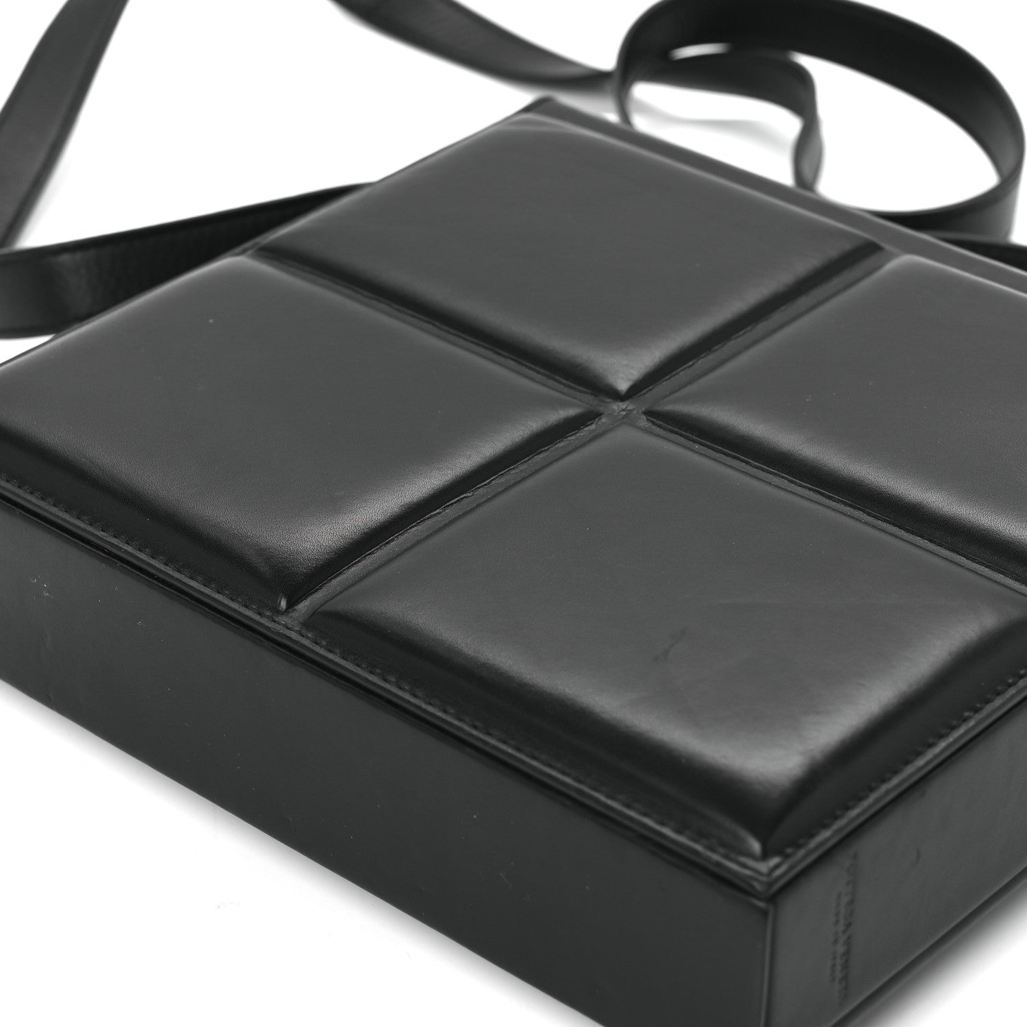 Bottega Veneta Calfskin Padded Mini Trunk Black 14 of 14