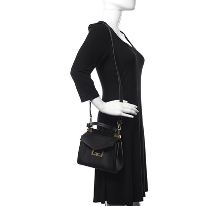 Givenchy Calfskin Mini Mystic Shoulder Bag Black 2 of 9
