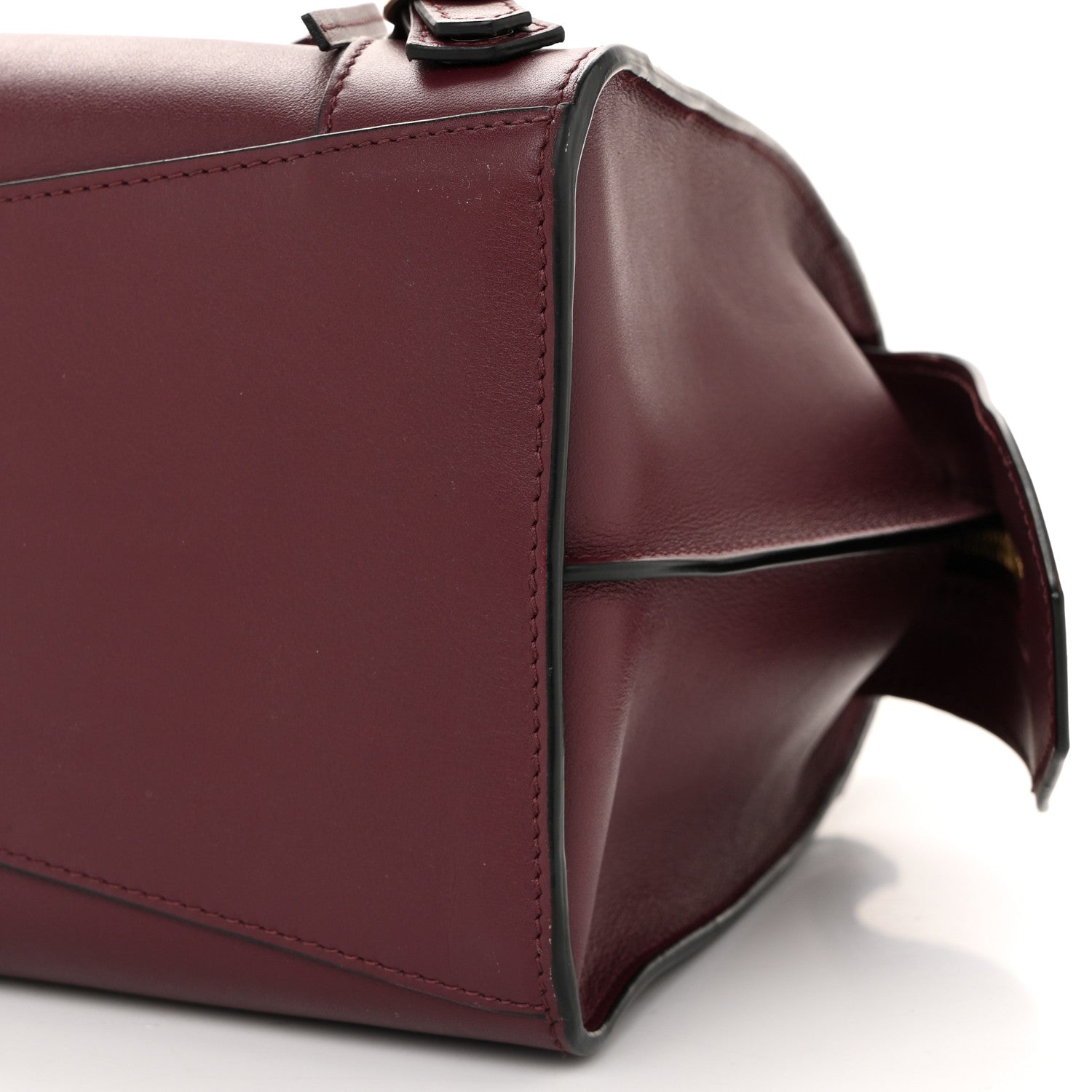 Balenciaga Smooth Calfskin Brass Hardware Neo Classic S City Burgundy 9 of 10