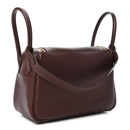 Hermes Taurillon Clemence Lindy 26 Havane 2 of 4