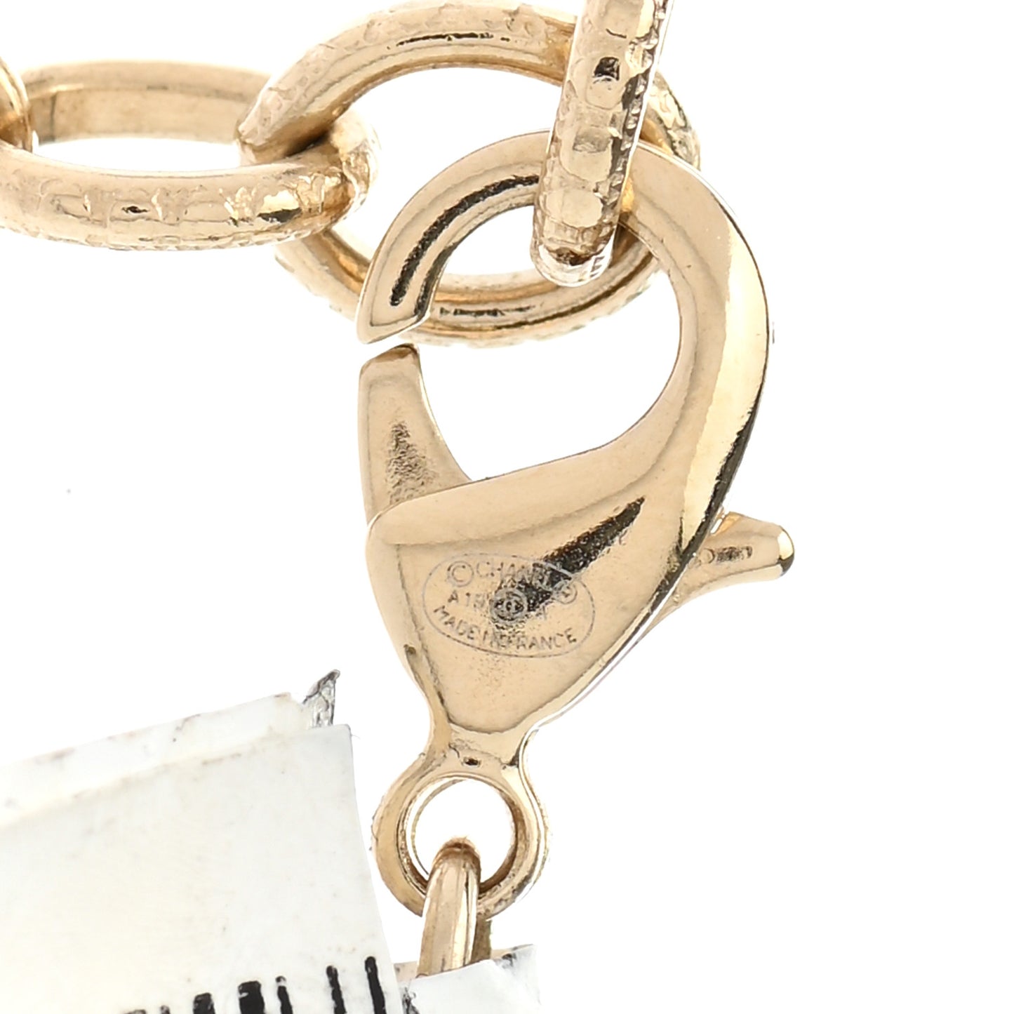 Pearl Papyrus Long Necklace Gold Pearly White Grey