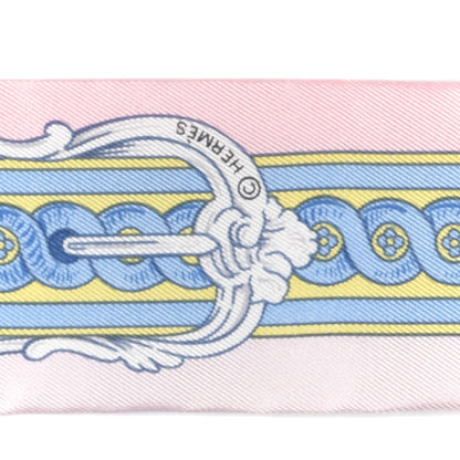 Hermes Silk Bride De Cour Twilly Rose Pale Ciel 3 of 3