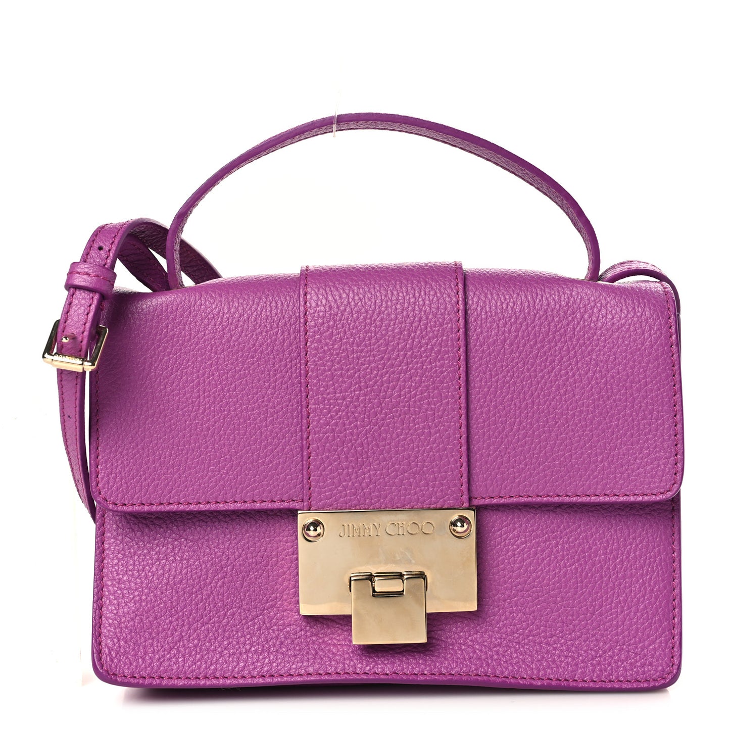 Calfskin Rebel Crossbody Bag Purple