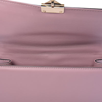 Valentino Garavani Vitello Medium Glam Lock Rockstud Flap Water Rose 8 of 11