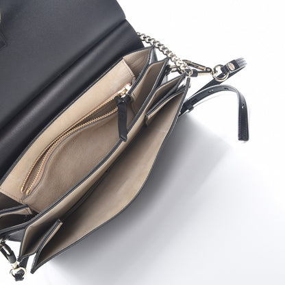 Chloe Suede Calfskin Medium Faye Shoulder Bag Black 5 of 9