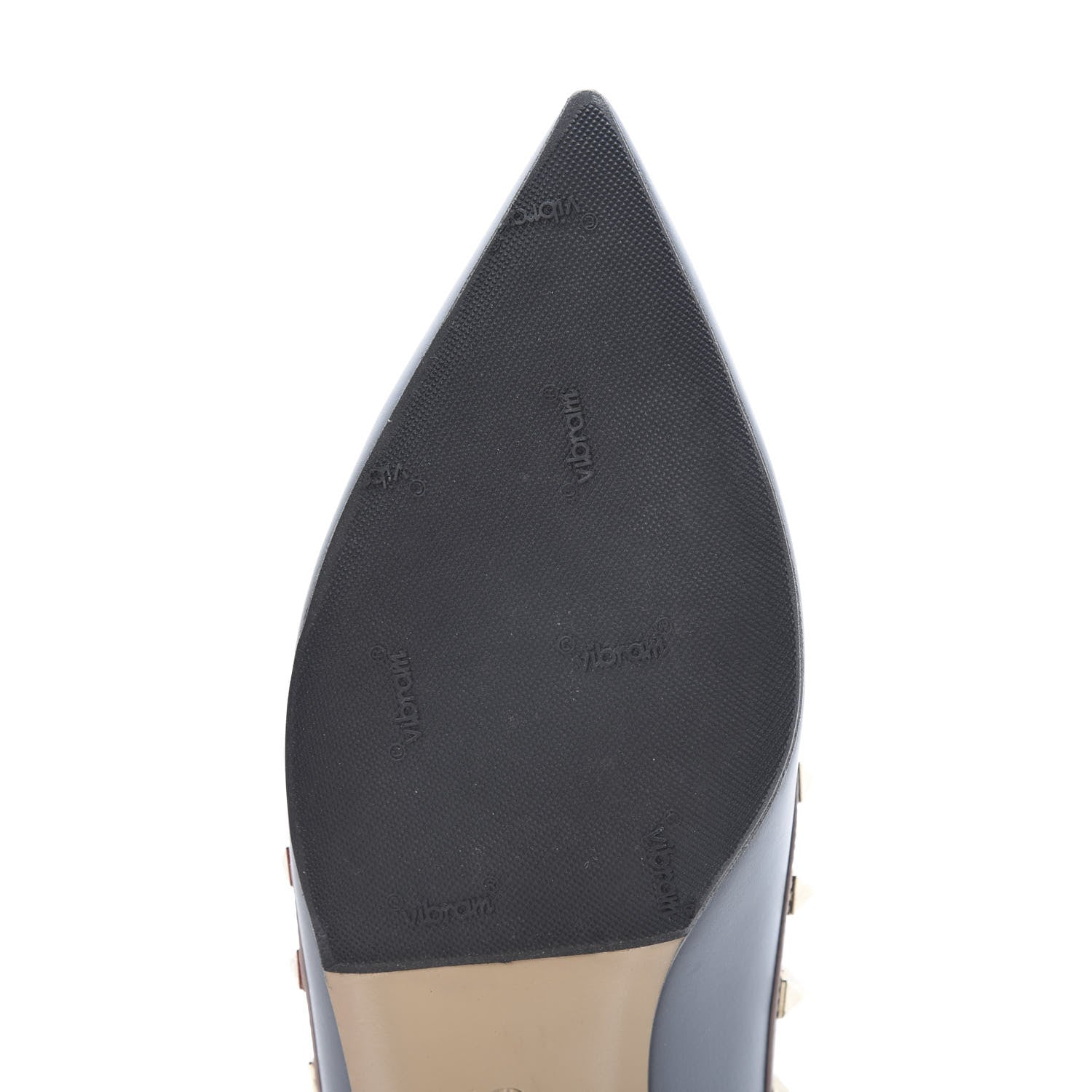 Valentino Garavani Nappa Rockstud Cage Ballerina Flats 41 Stone Poudre 10 of 13