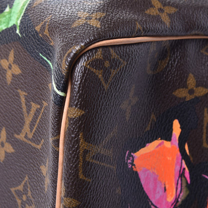 Louis Vuitton Monogram Roses Speedy 30 8 of 14