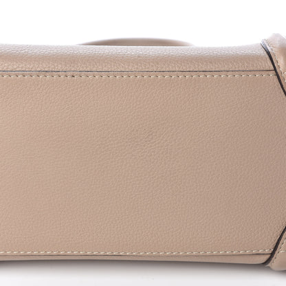 Celine Drummed Calfskin Micro Luggage Dune 14 of 17