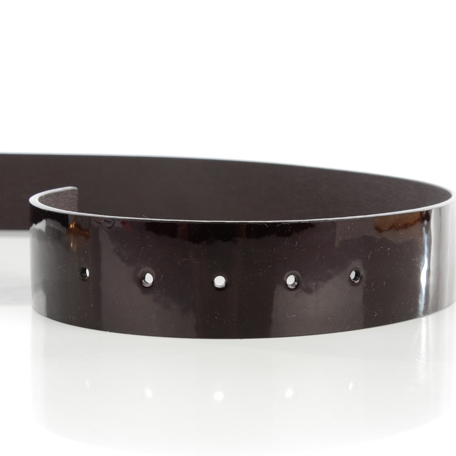 Louis Vuitton Patent LV Frame Belt 85 34 Amarante 8 of 8