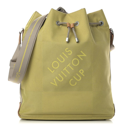 Louis Vuitton Damier Geant Americas Cup Volunteer Bag Yellow 1 of 14