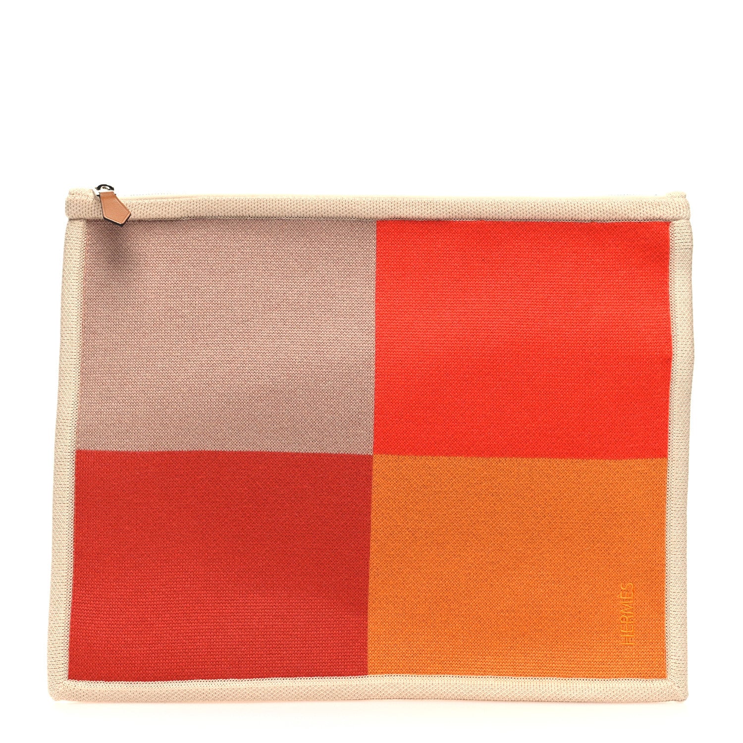 Hermes Cotton Cashmere Hestia Case Safran Terracotta 1 of 9