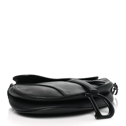 Christian Dior Ultra Matte Calfskin Saddle Bag Black 4 of 12