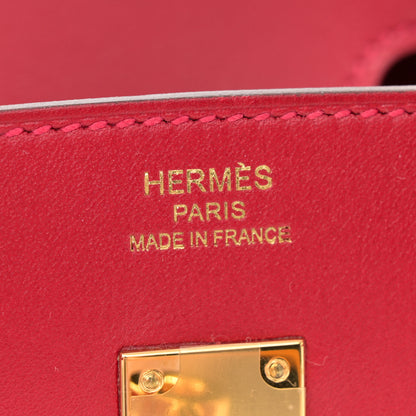 Hermes Swift Birkin 25 Rouge Casaque 6 of 11