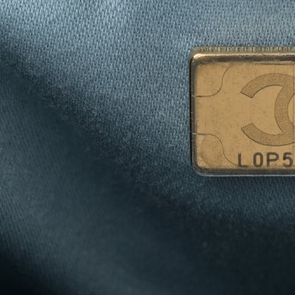 Chanel Washed Denim Quilted Medium Chanel 25 Handbag Blue 8 of 11
